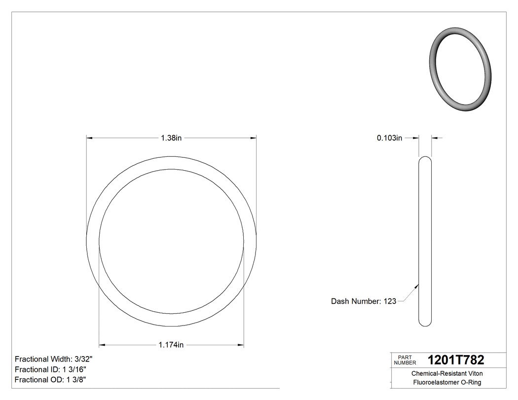 Technical drawing - 1201T782